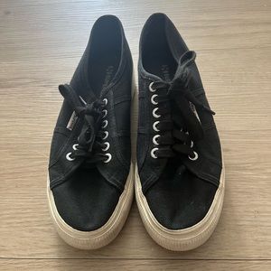 Black Platform Superga’s | US Women’s Size 6, 7, and 8.5